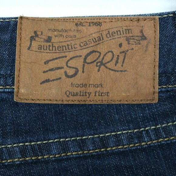 Esprit Smart Straight Jeans Dark‎ Stretch 28 32 Actual 29 X 28 - Picture 11 of 12